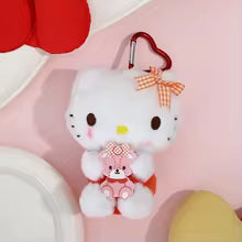 Hello Kitty, Kuromi, My Melody, Cinnamoroll & Pochacco Plush Keychain – Cute Bag Charm Gift