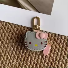 Hello Kitty Leather Keychain – Manga Style Bag Pendant & Fashion Accessory Gift
