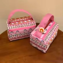 Hello Kitty Makeup Bag – Cute Portable Travel Toiletry Cosmetic Pouch for Girls