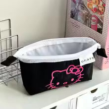 Hello Kitty Large Capacity Makeup & Stationery Storage Bag – Multi-Purpose Organizer