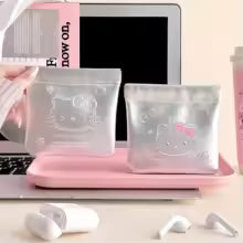 Kawaii Hello Kitty Storage Bag & Makeup Pouch – Multifunctional Cartoon Cosmetic Bag