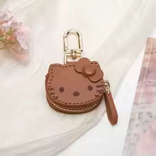 Hello Kitty Leather Keychain – Manga Style Bag Pendant & Fashion Accessory Gift