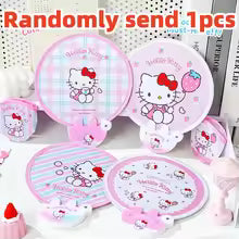 Hello Kitty Foldable Hand Fan – Kawaii Portable Sunshade Fan with Photo Fill Light
