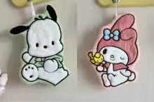 Hello Kitty & My Melody Hanging Hand Towel – Cute Absorbent Kitchen Bathroom Towel