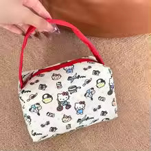 Hello Kitty Makeup Bag – Cute Portable Travel Toiletry Cosmetic Pouch for Girls