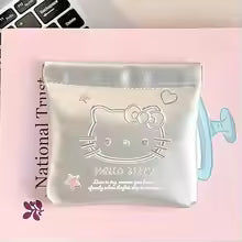 Kawaii Hello Kitty Storage Bag & Makeup Pouch – Multifunctional Cartoon Cosmetic Bag