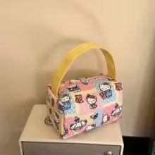 Hello Kitty Makeup Bag – Cute Portable Travel Toiletry Cosmetic Pouch for Girls