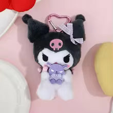 Hello Kitty, Kuromi, My Melody, Cinnamoroll & Pochacco Plush Keychain – Cute Bag Charm Gift