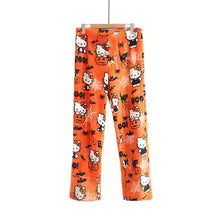 Hello Kitty Flannel Wide Leg Pajama Pants for Women – Soft Printed Loungewear