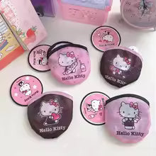 Hello Kitty Foldable Hand Fan – Kawaii Portable Sunshade Fan with Photo Fill Light