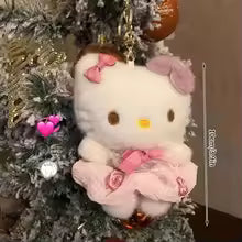Hello Kitty Plush Doll Keychain with Sunglasses – Cute Bag Charm & Birthday Gift