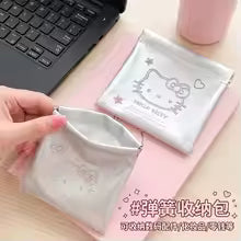 Kawaii Hello Kitty Storage Bag & Makeup Pouch – Multifunctional Cartoon Cosmetic Bag