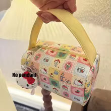Hello Kitty Makeup Bag – Cute Portable Travel Toiletry Cosmetic Pouch for Girls
