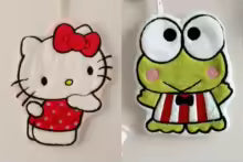 Hello Kitty & My Melody Hanging Hand Towel – Cute Absorbent Kitchen Bathroom Towel